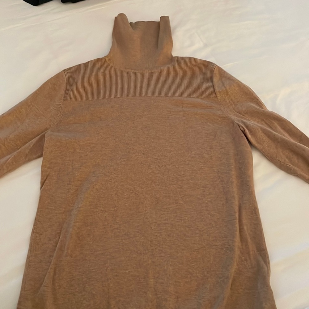 Camel colored turtle neck. Size small from Talbots